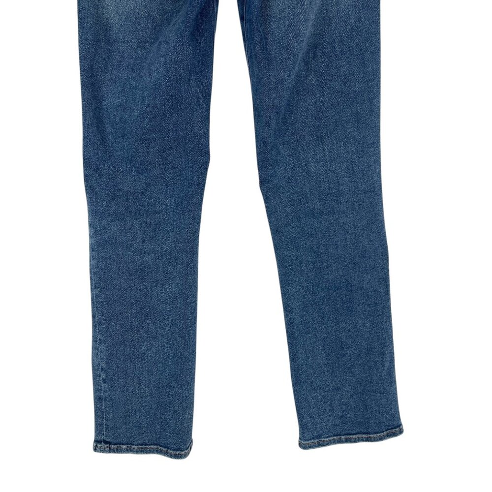 Good American Good Legs Straight High Rise Stretch Jeans Size 6 / 28 Indigo478 - Picture 9 of 10